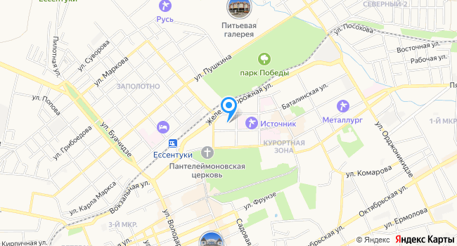 Санаторий им. академика И.П. Павлова на карте